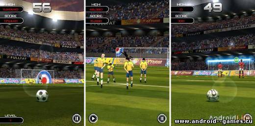 Flick Soccer футбол для Android андроид